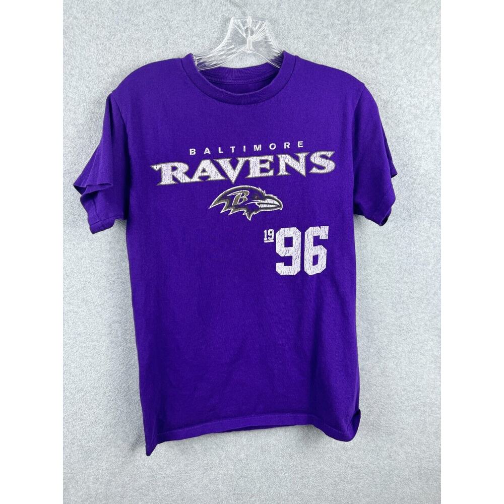 NFL Baltimore Ravens Shirt Size S Purple Short Sleeve Tee Team Apparel Football